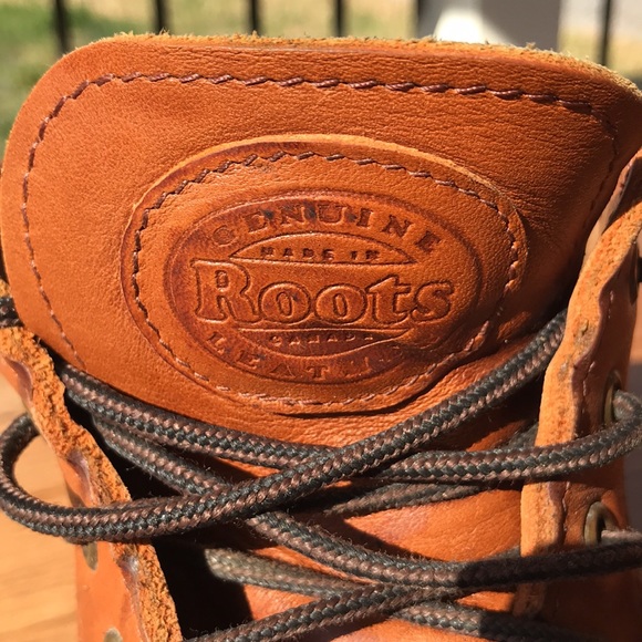 Roots - Men’s Leather Shearling Boots, Size 11